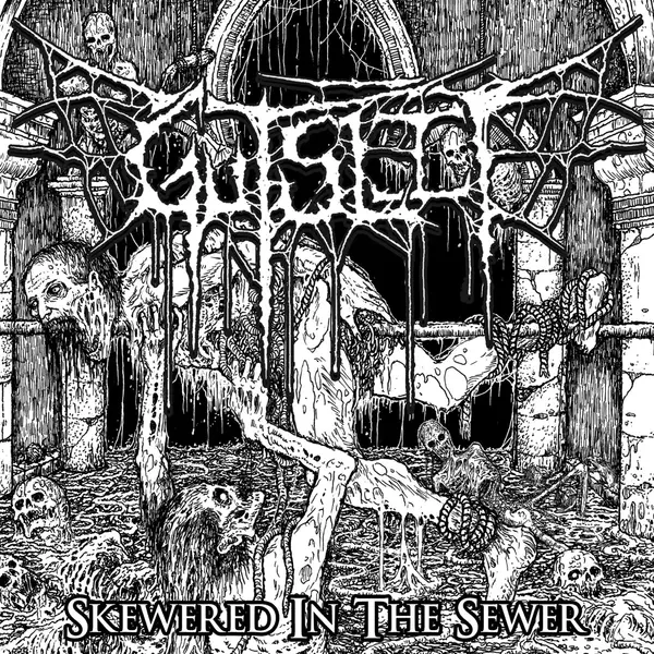 Skewered In the Sewer by gutslit album artwork
