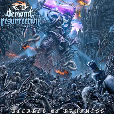 Decades of Darkness by Demonic Resurrection album artwork