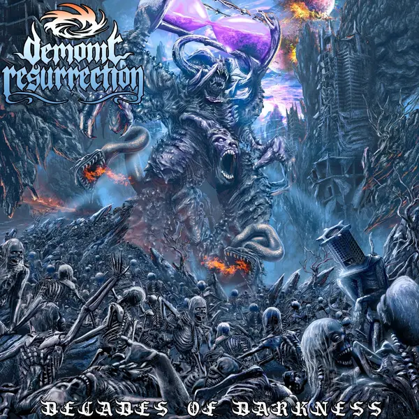 Decades of Darkness by Demonic Resurrection album artwork