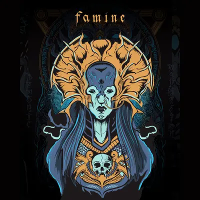 The Great Famine by Demonic Resurrection album artwork