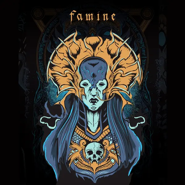 The Great Famine by Demonic Resurrection album artwork