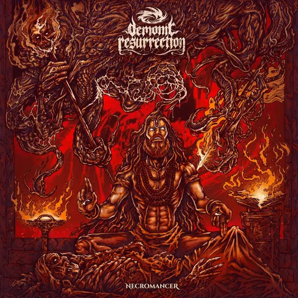 Necromancer (feat. Misstiq & David Diepold) by Demonic Resurrection album artwork