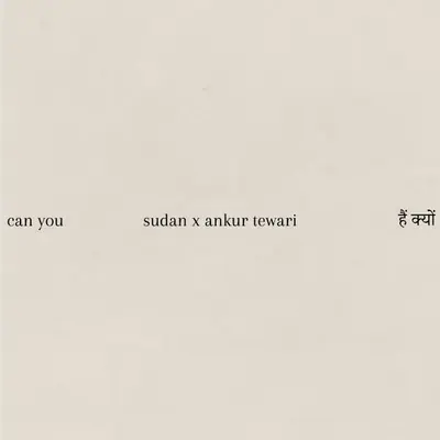 can you / hai kyun by Ankur Tewari album artwork