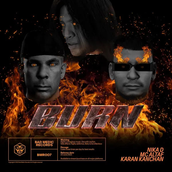 Burn by MC Altaf album artwork