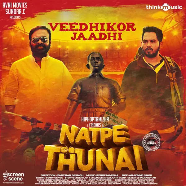 Veedhikor Jaadhi (From "Natpe Thunai") by Hiphop Tamizha album artwork
