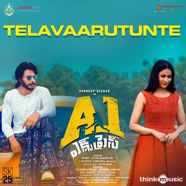 Telavaarutunte (From "A1 Express") by Hiphop Tamizha album artwork