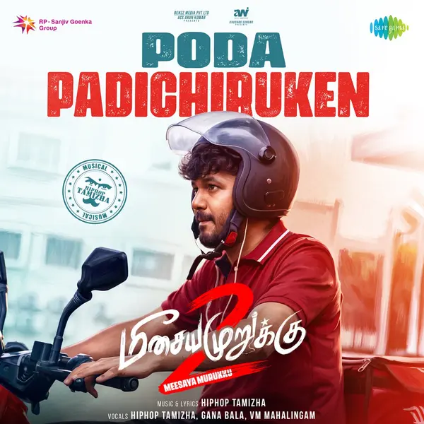 Poda Padichiruken (From "Meesaya Murukku 2") by Hiphop Tamizha album artwork