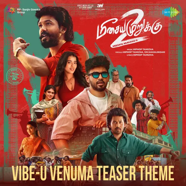Vibe-U Venuma Teaser Theme (From "Meesaya Murukku 2") by Hiphop Tamizha album artwork