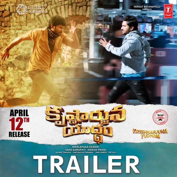 Krishnarjuna Yudham Trailer (Original Motion Picture Soundtrack) by Hiphop Tamizha album artwork
